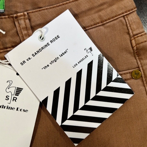 Sandrine Rose x Free People Super Flare Denim Jeans Burnt Size 28 - NWT - Picture 14 of 16